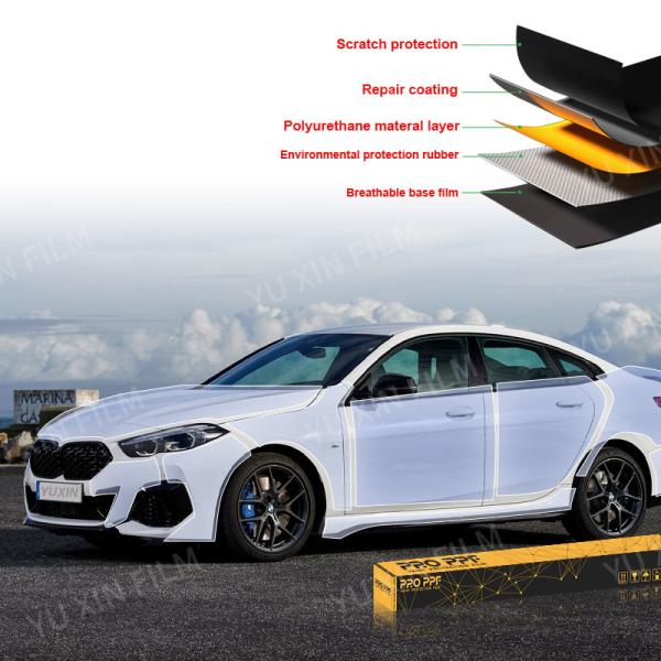 High Heat Block Clear PPF Film 6.5 7.5 8.5Mil Glossy Automotive Paint Protection Film