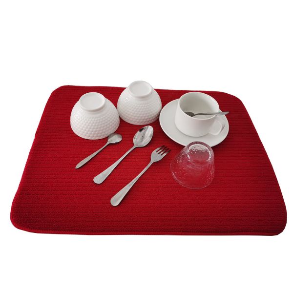 Multifunctional Microfiber Dish Drying Mat  For Kitchen Utensils
