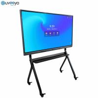 Exposição eletrônica da placa branca de Smartboard LCD UHD da sala de aula