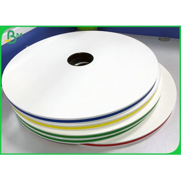 Material 15mm de papel branco 60g 120g da palha do papel de embalagem 13.5mm do rolamento pequeno 14mm