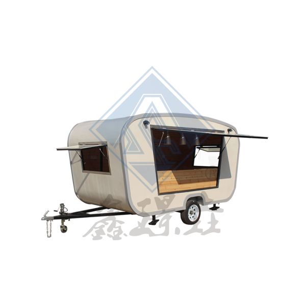 280H Mobile Round Model Electric Food Truck with Canopy in Beverage Manufacturing