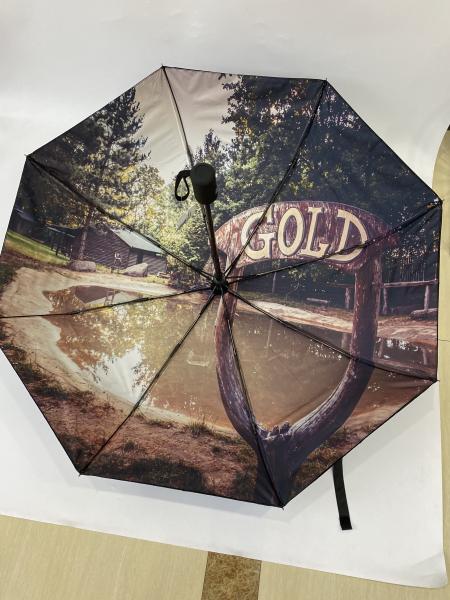 21 pouces 3 fois auto-ouvrir et fermer avec deux couches modèles parapluie