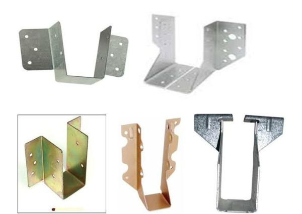 Aluminum / Nickel Alloy Custom Metal Brackets , Metal Support Brackets