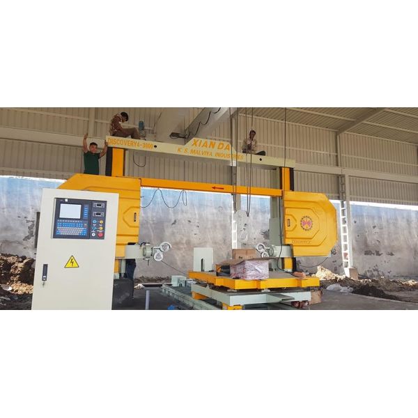 DISCOVERY 4 Stone Machine Diamond Wire Saw With 1600mm Trolley Wheel