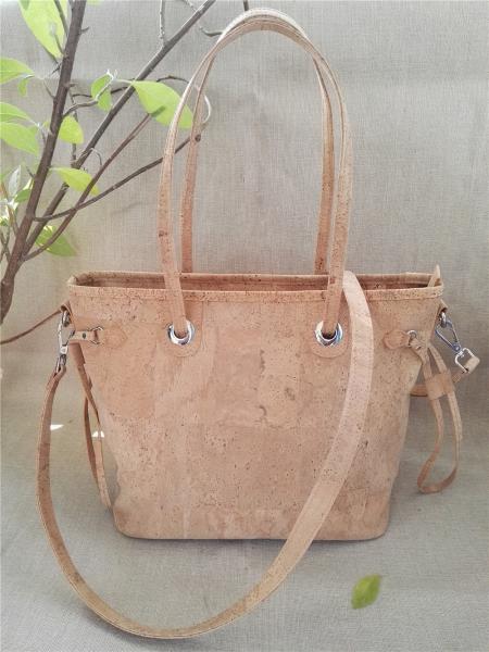 vegan cork handbag, ladybag, girl bag