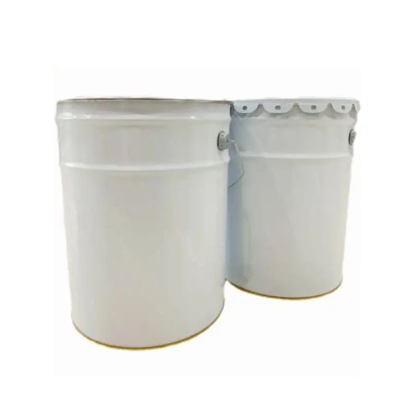 Metal Oil Storage Tinplate Pails With Screw Cap For Lubricant Grease Asphalt