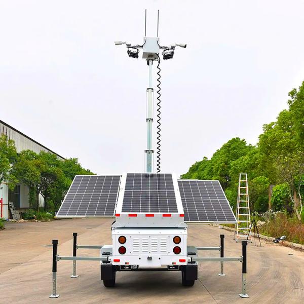 Telescopic Light Tower Renewable Energy Mobile Solar Light Tower Affordable Light Tower