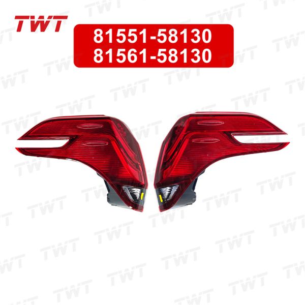 Original 81551-58130 81561-58130 Led Tail Light Tail Right Left Side for Toyota Alphard Vellfire Hv 2015-2018 Agh30 Ayh30 Ggh30