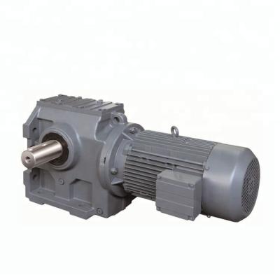 Right Angle Inline Helical Bevel Gearmotor High Torque Helical Worm Gearbox