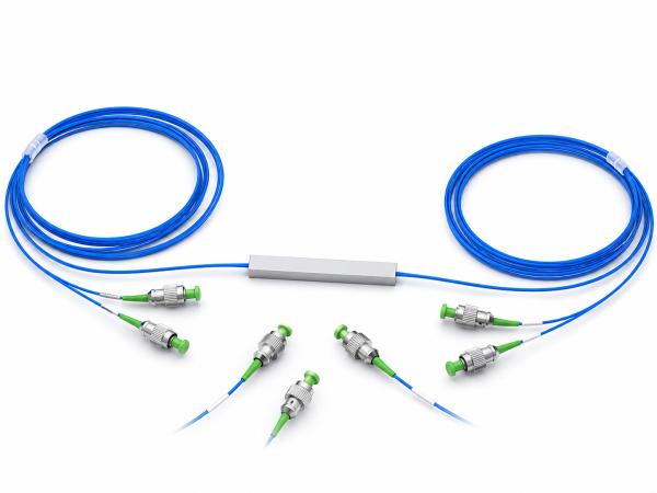 Coherent Communication Fiber Gyroscope PM PLC Splitter 2x(1x4) Channel Polarization Maintaining Splitter High Stability ER>18dB MPO Output Optical Device