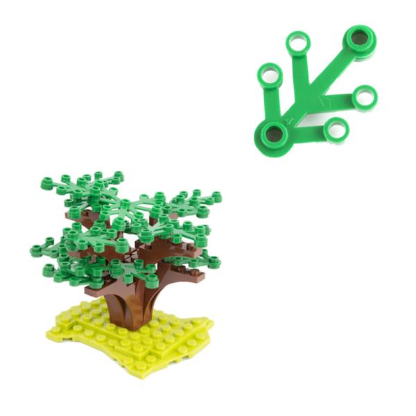 Ready to Ship In Stock Fast Dispatch MOC city construction accessories bricks leaves garden forest plants sets christmas