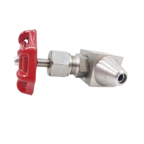 PTFE ствол высокое давление 316 нержавеющей стали игловой клапан для воды промышленного использования