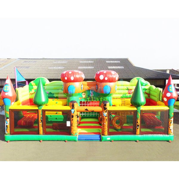 SGSの膨脹可能な遊園地の城の商業コンボの跳ね上がりの家