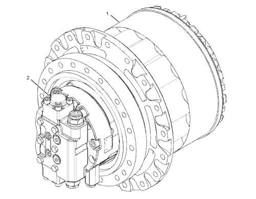 Краулер 330GC TQ Финальный диск 378-9568 378-9567 3789568 3789567