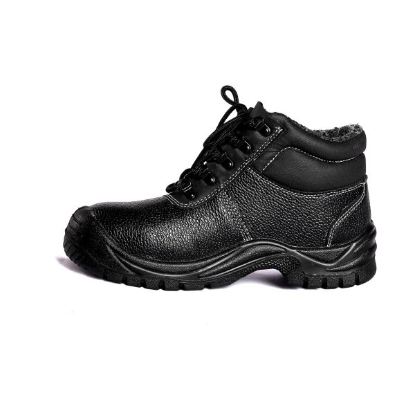 Black Steel Toe Safety Shoes featuring Anti Puncture and Anti Smash Protection Working Work Boots