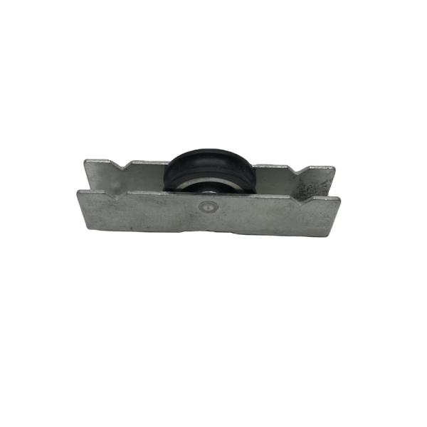 Peru Market Aluminium Window Hardware Single Nylon Wheel Zinc Plated Iron Bracket Steel Sliding Door Wheels