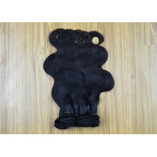 5A Virgin Material Human Hair Bundles Healthy Ends Last Long Time Under Good Direction