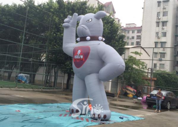 Atividades exteriores que anunciam Inflatables, mascote inflável relativa à promoção