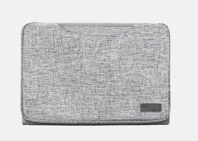 Multi Purpose Grey Oxford Portable Computer Bag With Fashion Element And Stitching Design