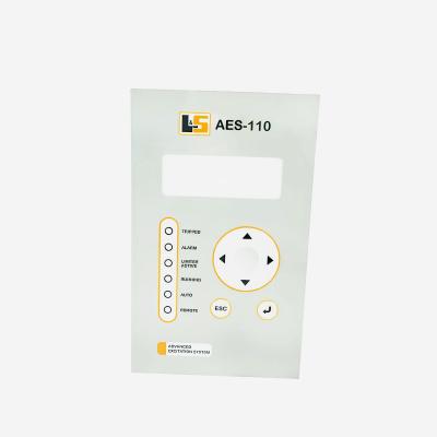Flexible Industrial LED Membrane Switch DC 12 Volt With Window