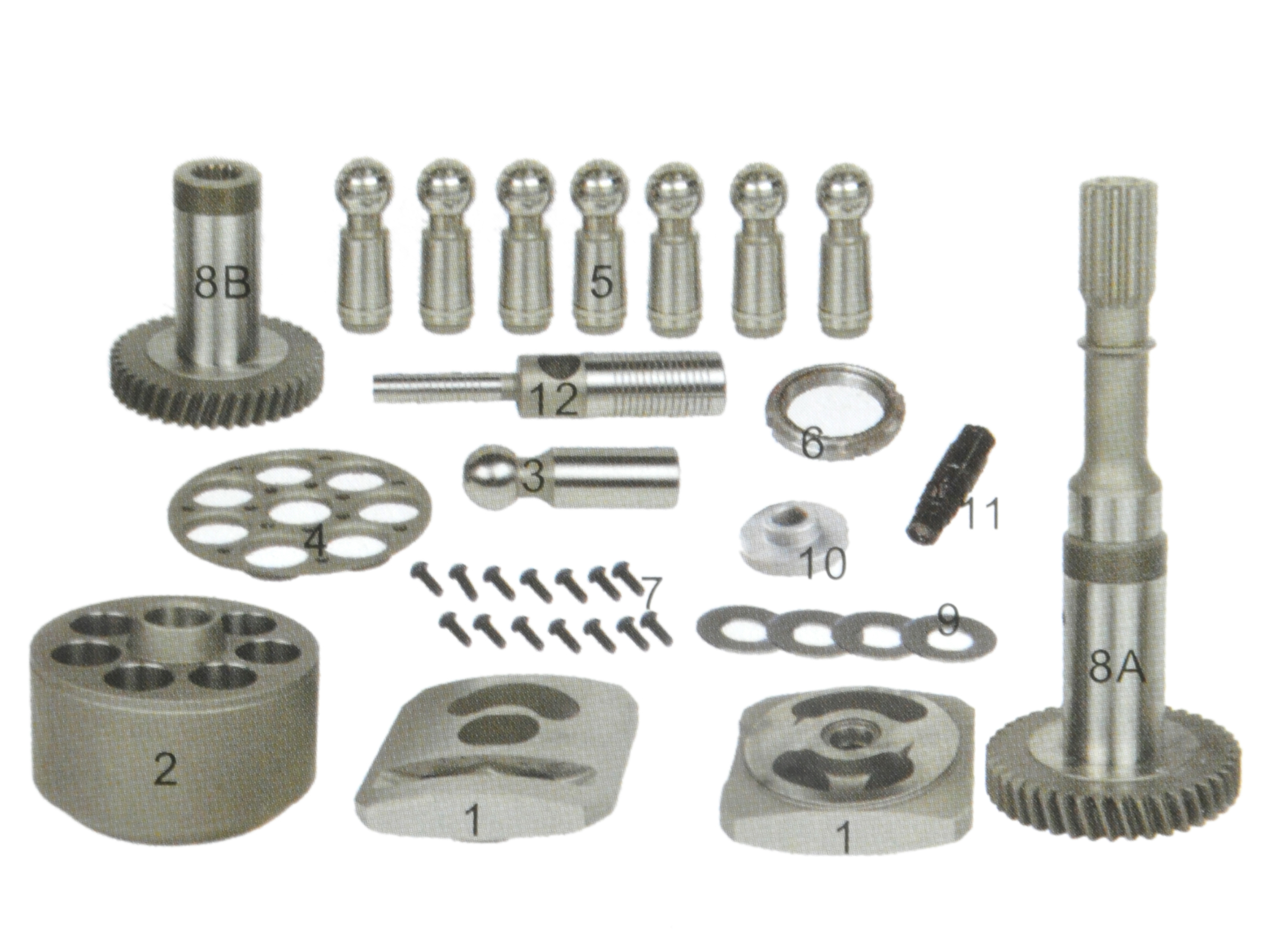 Construction Machinery Parts Main Pump Components A10VS063 Hydraulic Parts