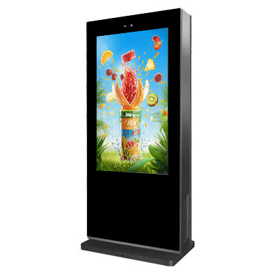 Outdoor Digital Signage Board with High Brightness 2000-3000cd/m2, Weatherproof IP65/IP66, and Wi-Fi/Ethernet Connectivity