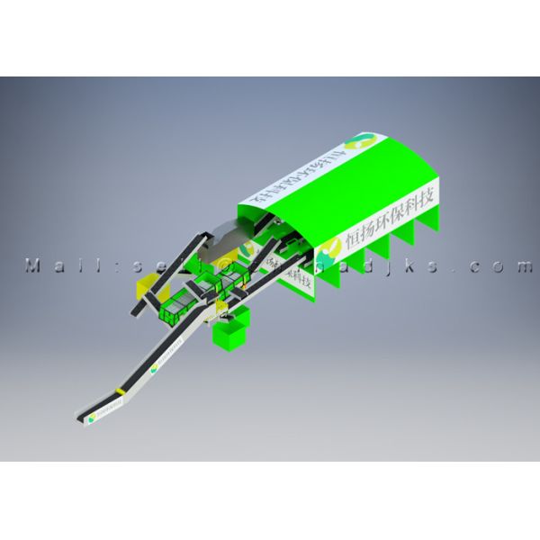 Завод по переработке вторичного сырья твердых отходы домочадца 5TPH 2400m2 149KW