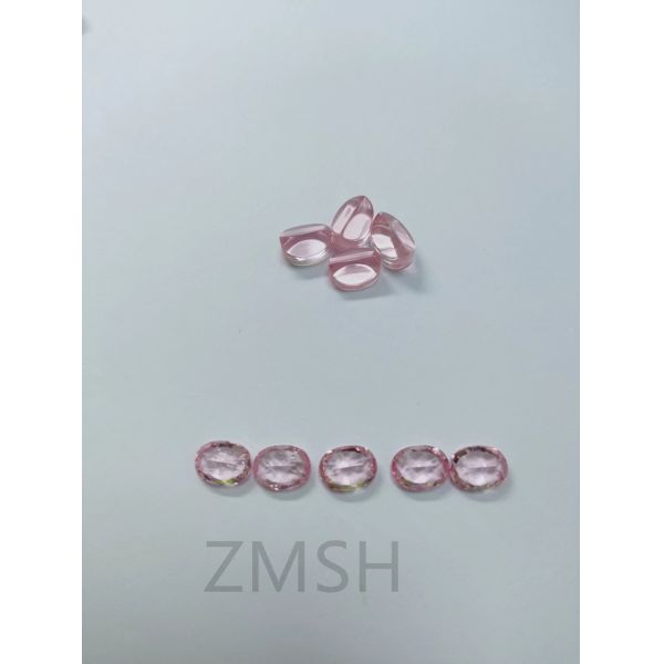 Коралловый / Розовый Розовый Сапфир сырой / Рофгем Кристалл Лаборатория Сделана для ювелирных аксессуаров