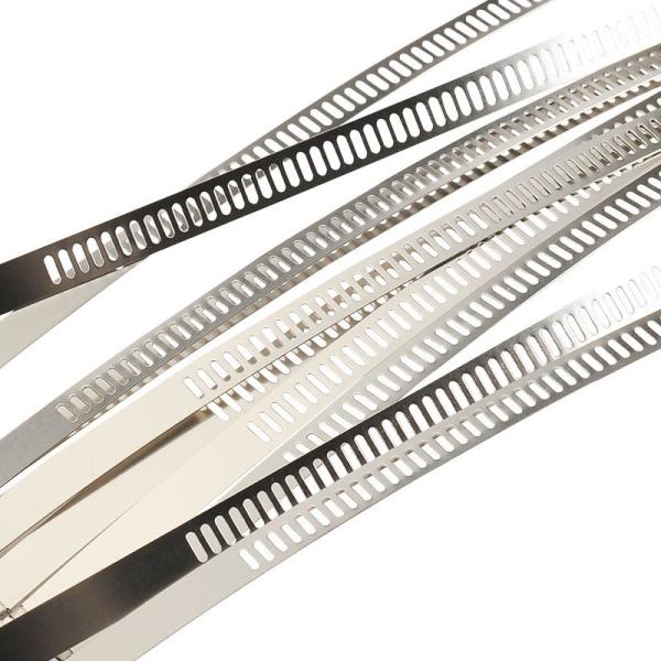 7mm x 200mm Stainless Steel Self-locking Ladder Shape Cable Wire Zip Ties