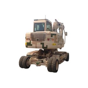 A máquina escavadora anticolisão Compact Flexible Yanmar do carregador da roda