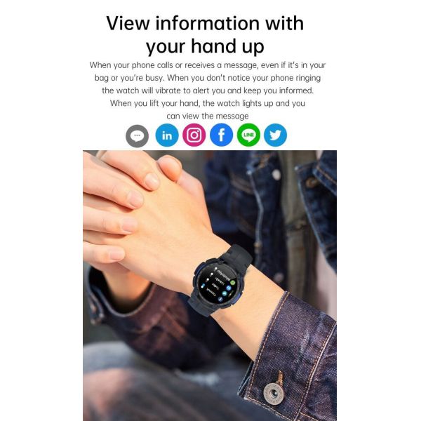 OEM ODM 1.28inch digital water resistant weight lifting heart rate monitoring custom gps tracking caller id smart phone calling V6 watch alarm clock smart home sports digital watches