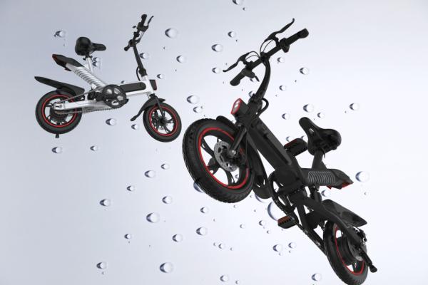 Energy Saving Compact Folding Electric Bike , Foldable Electric Bike Eco - Friendly