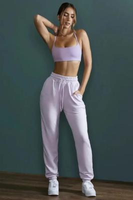                  Fall Winter Womens Jogger Gym Clothes Yoga Apparel 2 Piece Matching Womens Tracksuits Fitness Workout Sets             