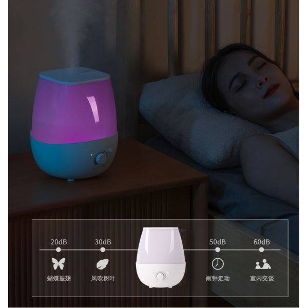 Power Source Vehicle Power Supply 2.0L Air Humidifiers Changing Night Light Quiet Cool
