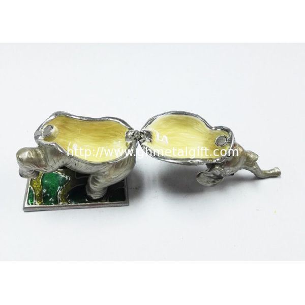 jewelry pewter box elephant jewelry box wholesale luxury gold plating elephant jewelry box