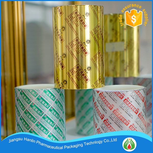 medical blister packaging PTP aluminum foil printing