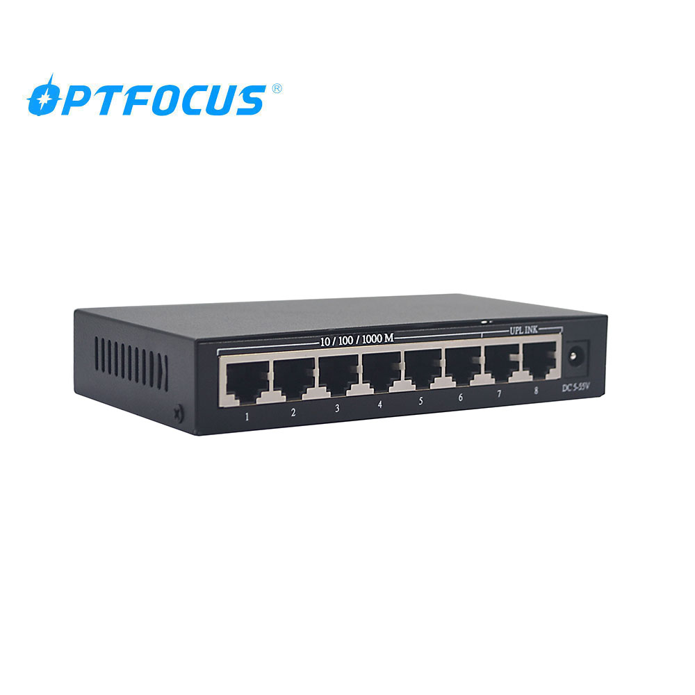 переключатель сети PoE решения OEM FTTH переключателя сети локальных сетей порта 1310nm RX 1490nm 8