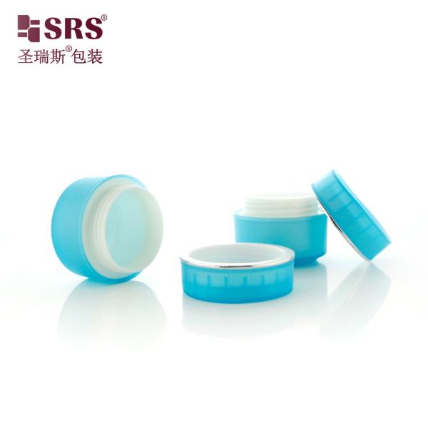SRSI Des pots en plastique à finition mate et élégante Idéal Emballage en PP semi-translucide pour les crèmes pour les yeux Les gels pour le visage Les délices de soins de la peau