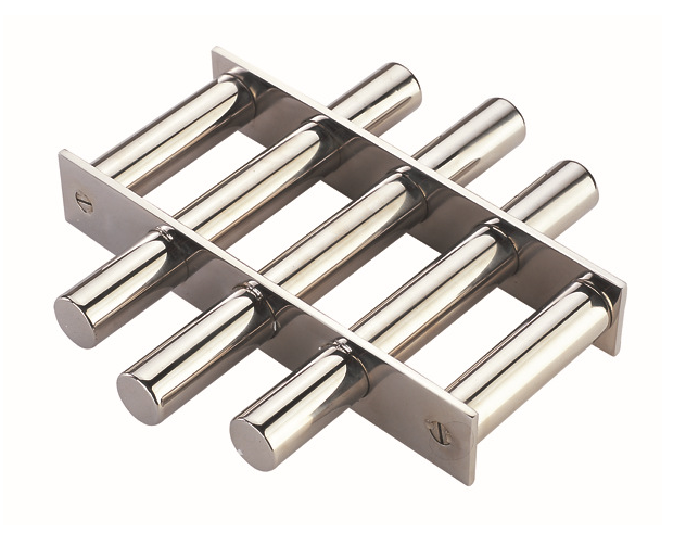 Magnéte de grille de conception personnalisée N52 Neodymium Filtre à grille magnétique Filtre à tamis magnétique Maillage de fer Élimineur de grandes particules de poudre Filtre à tubes à grille magnétique mécanique Separateur magnétique