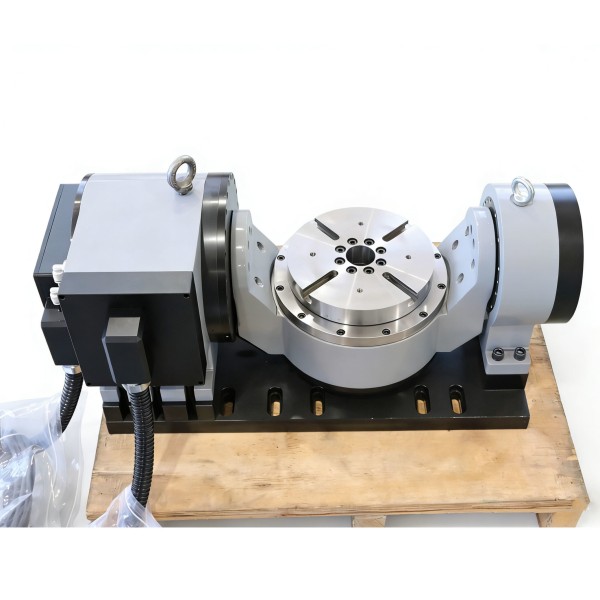 AC220V AC380V 5th Axis Rotary Table Direct Drive For CNC Machining Centers