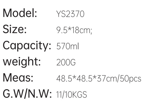 570ml Glitter Double Wall Insulated Plastic Water Bottle Stylish Modern Glitter Water Bottle With GRS 100% BPA Free Dishwasher Safe Easy To Carry