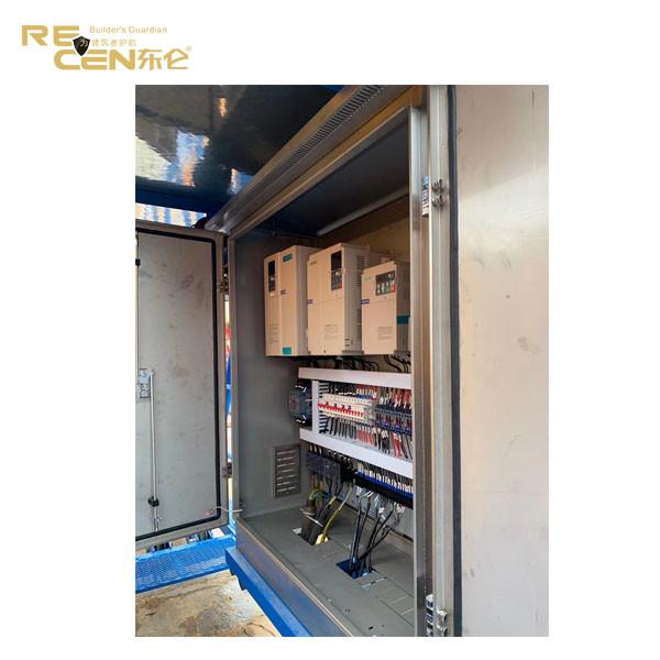 Touch Screen Tower Crane Control Panel Electrical Control Panel Box Low Noise