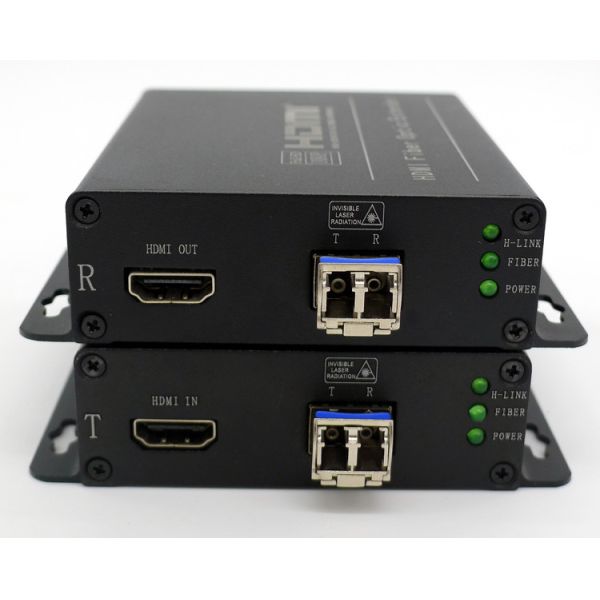 4K HDMI fiber optical extender，Supports resolutions up to 4096x2160 / 24p, 30p