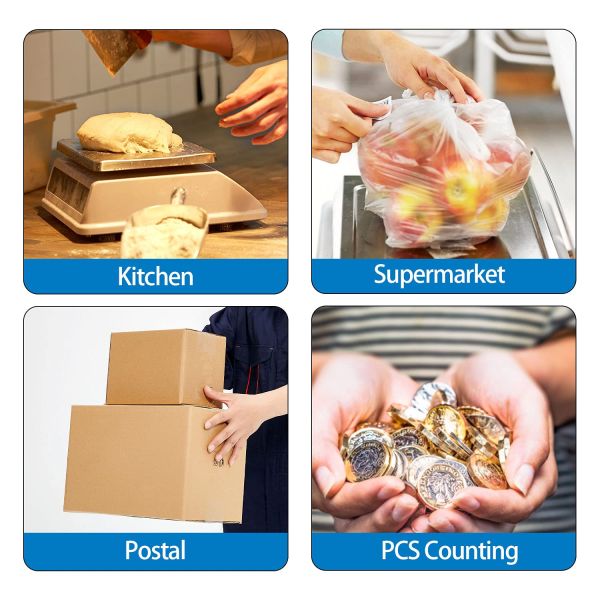 Tipo de batería AAA TS-500 Balanza de cocina digital de acero inoxidable 25 kg Mejor máquina de pesaje electrónico Medida precisa de 1 g