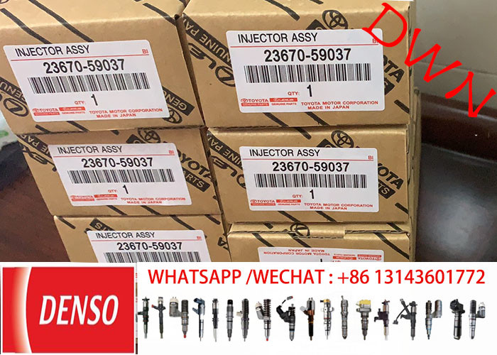 НЕПОДДЕЛЬНЫЙ первоначальный инжектор топлива DENSO 23670-59037 23670-51031 0950006730 095000-7530 для земли Cruiser200 V8 1VD-FTV