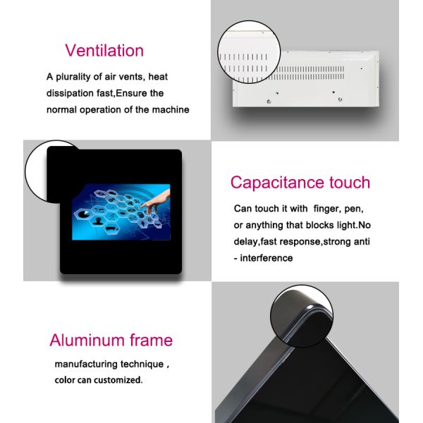 ROHS закалило стекло журнального стола касания 178 градусов касание умного Multi