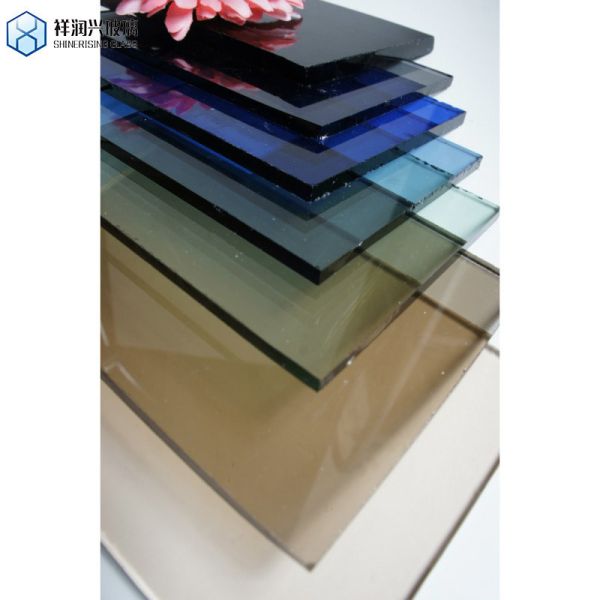 Building Window 4mm 5mm 6mm 8mm Tinted Bronze Blue Smoke Glass with Solid