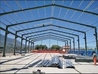 Atelier léger préfabriqué de bâtiments d'entrepôt de stockage de structure métallique
