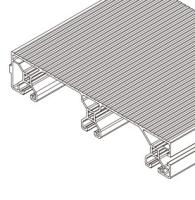 A TB 40200 expulsou o pedal de alumínio perfila o polonês químico