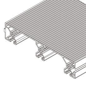 Alloy Aluminum Pedal Profiles Anodic Oxidation Surface TB - 40150